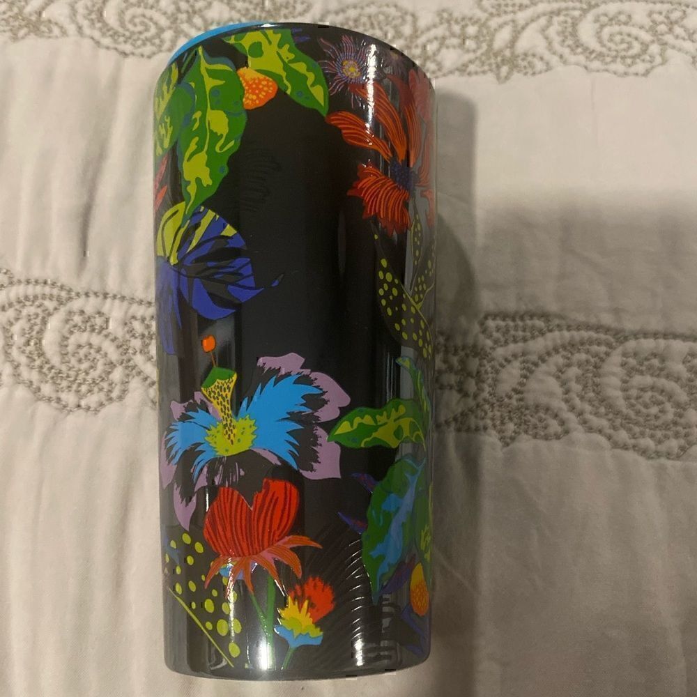 Starbucks 2023 Summer ‘Immersive Florals Luster’ Ceramic Mug Tumbler Like New - Picture 2 of 4